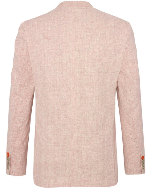 Small Check Blazer - Rose Pink